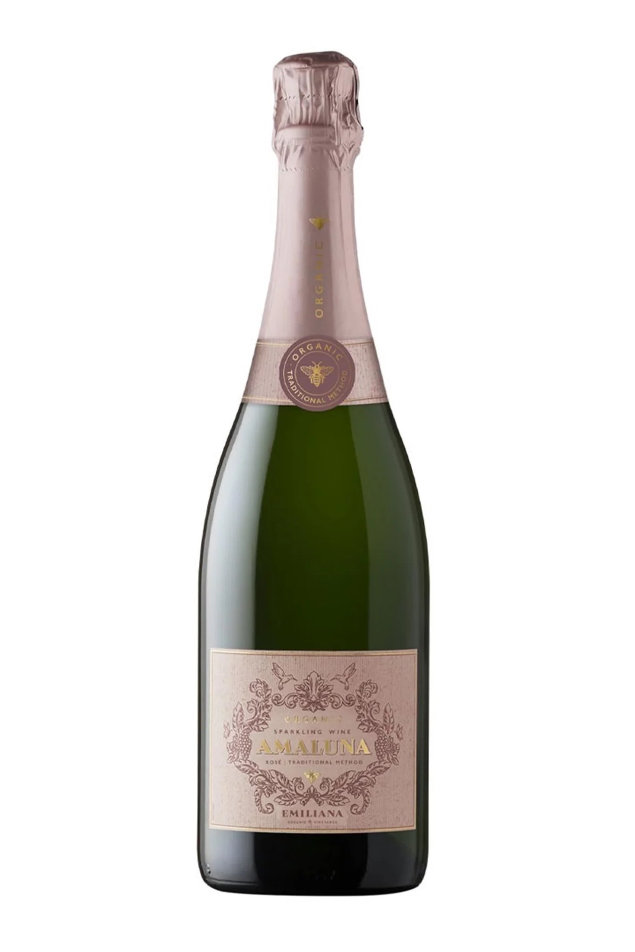 Emiliana Amaluna Organic Rose Sparkling Wine NV 75cl